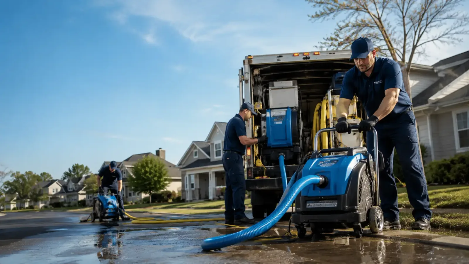 Flood Damage Cleanup in Mark Center, OH